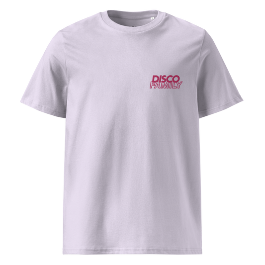 »Chic« – Unisex Organic Cotton T-Shirt | Pink Embroidery